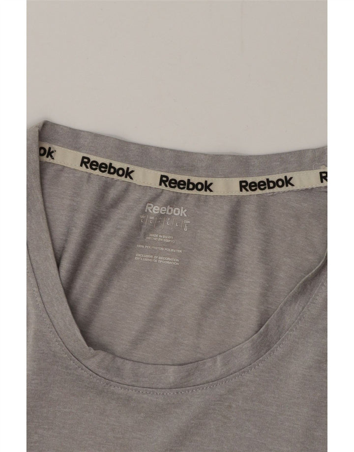 REEBOK Ženska majica kratkih rukava UK 16 veliki sivi poliester