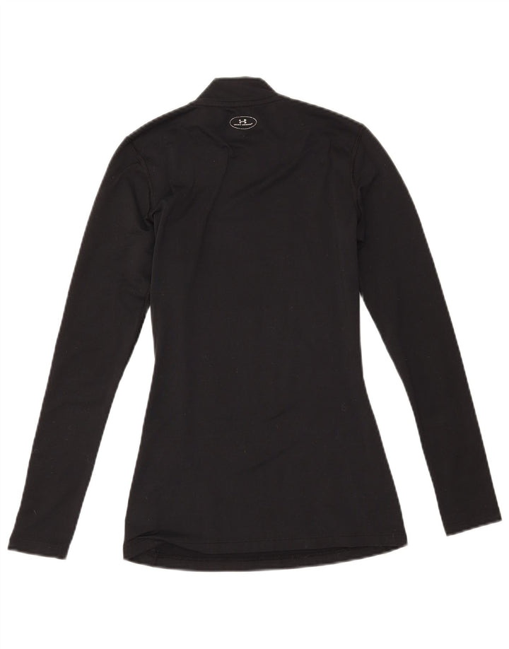 Ženska majica Under Armour Cold Gear s dugim rukavima UK 4 XS crni poliester