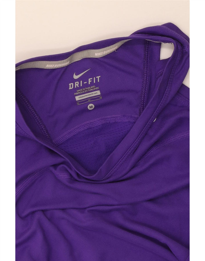NIKE Ženska Dri Fit Vest Top UK 12 srednje ljubičasta