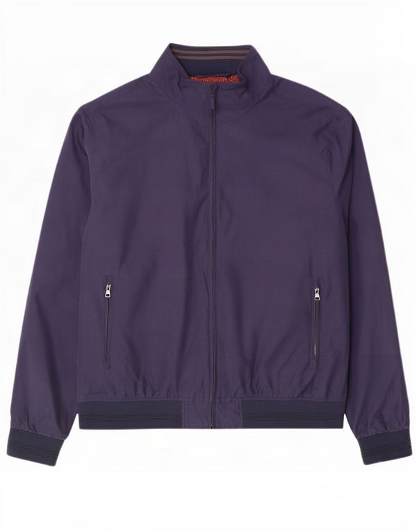 Marks & Spencer muška bomber jakna UK 46 3XL tamnoplavi poliester