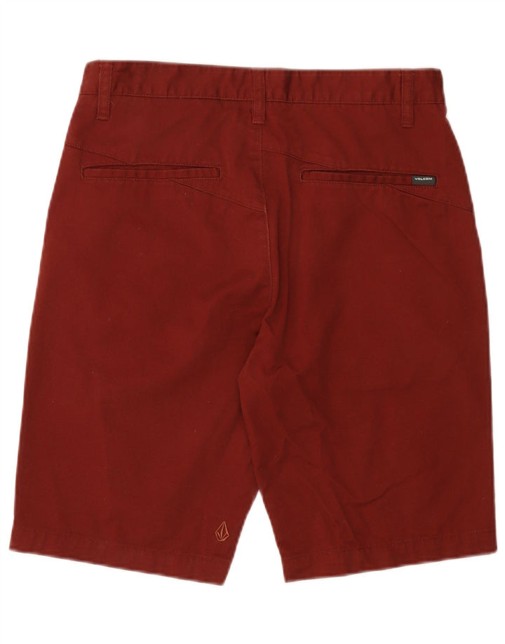 VOLCOM Muške chino kratke hlače W30 Srednji bordo pamuk