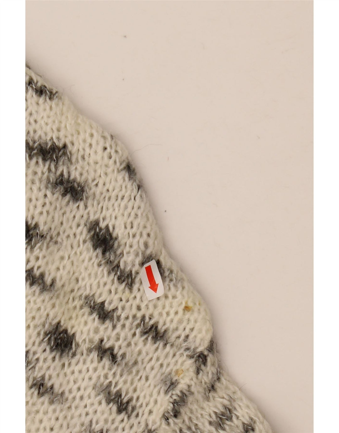 ZARA ženski džemper s okruglim izrezom UK 16 Large Off White Flecked