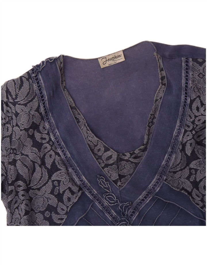 JOSEPHINE Top ženske bluze UK 16 Large Blue Floral