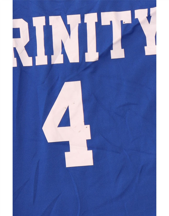 NIKE Ženska grafička majica kratkih rukava UK 10 Small Blue Colourblock Poliester