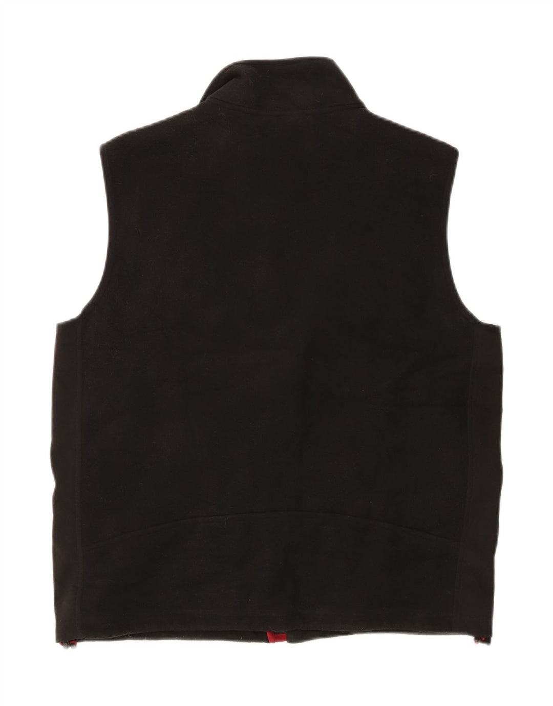 MARKS & SPENCER Mens Fleece Gilet UK 38 Medium Black Polyester Vintage Marks & Spencer and Second-Hand Marks & Spencer from Messina Hembry 