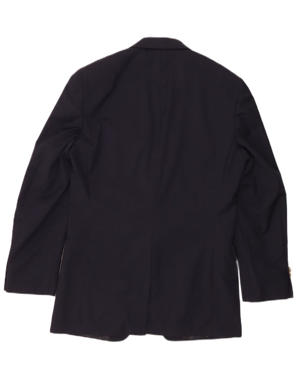 Chaps Mens Longline jakna sa 2 gumba UK 38 Srednje tamnoplava vuna