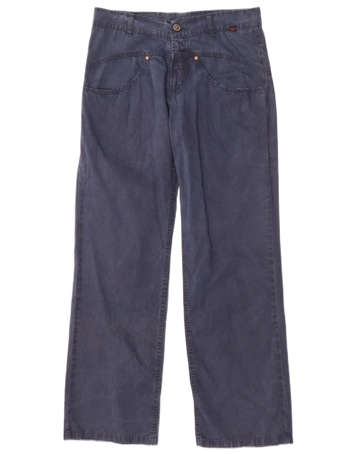 ROBERTO CAVALLI Muške vražje ravne ležerne hlače male W29 L30 plave