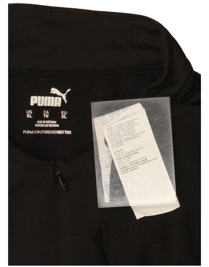 PUMA Ženska trenirka s patentnim izrezom UK 18 XL crna na pruge