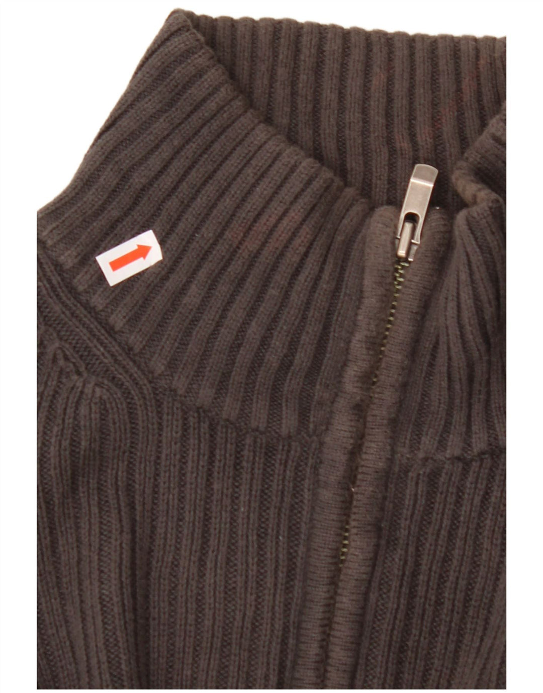 CALVIN KLEIN Muški pulover s izrezom i velikim sivim pamukom