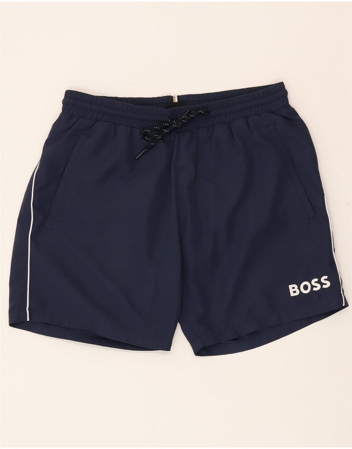 Male mornarsko plave muške kratke kupaće hlače Hugo Boss