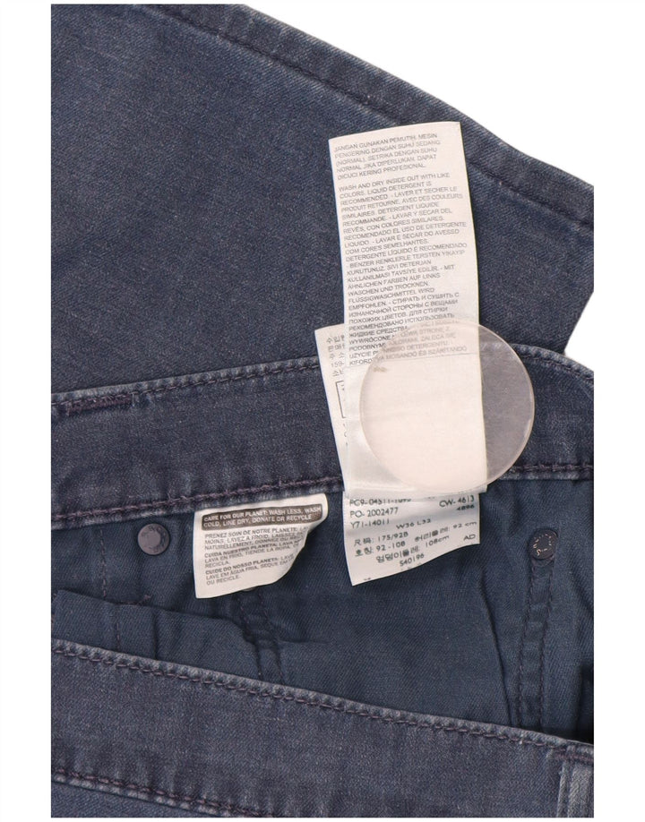 Levi's muške uske traperice W36 L30 plavi pamuk