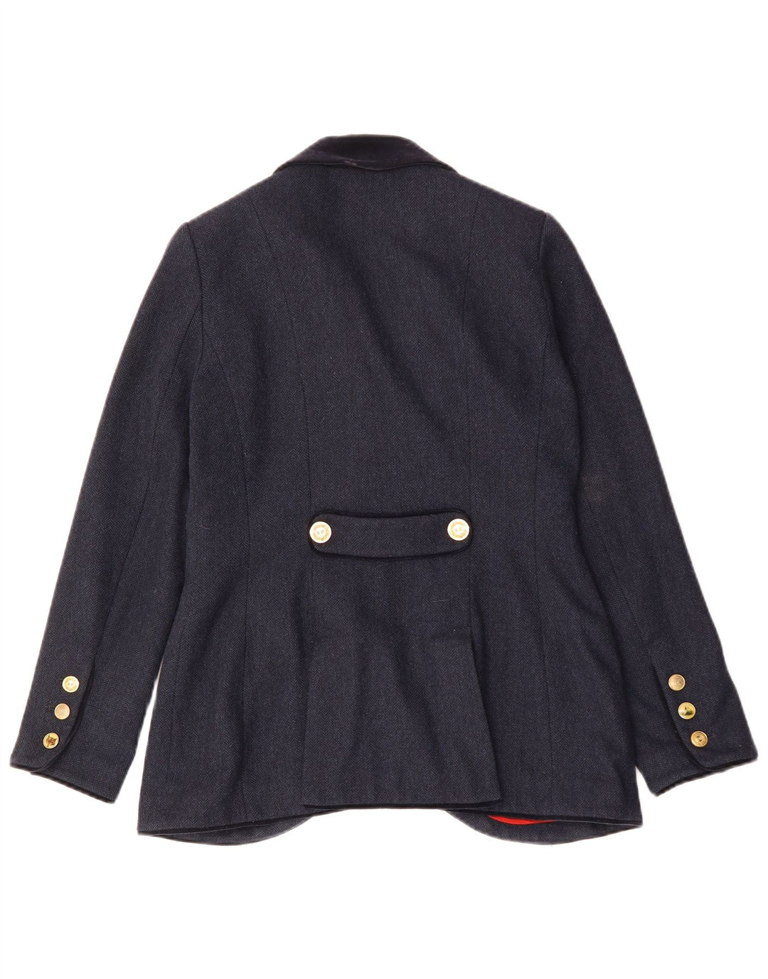 Joules ženski sako s 3 gumba UK 14 Velika tamnoplava vuna