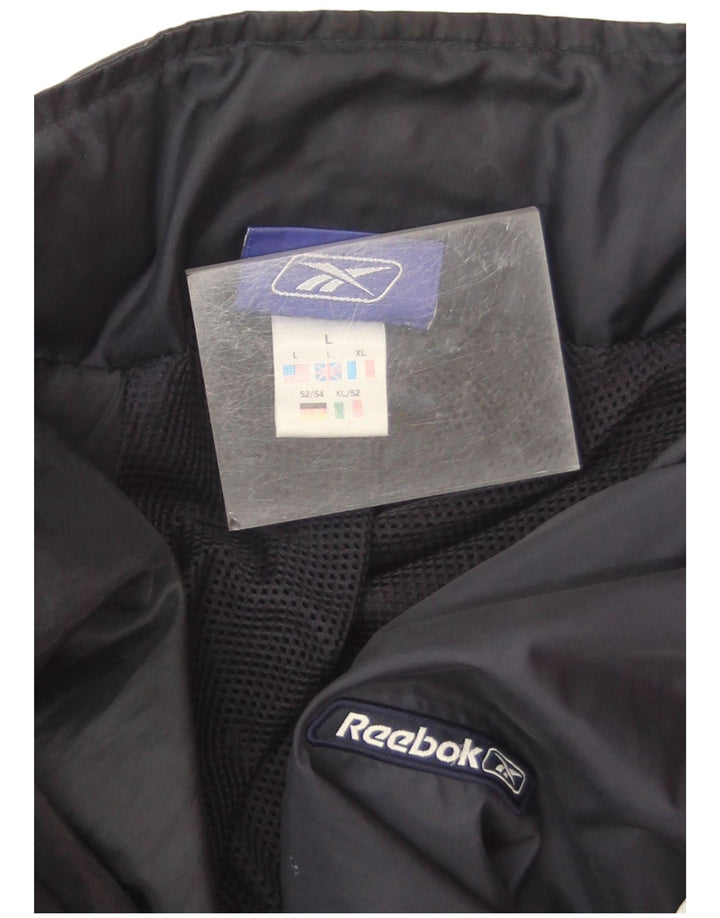 Reebok muška kišna jakna UK 40 velika tamnoplava najlonska