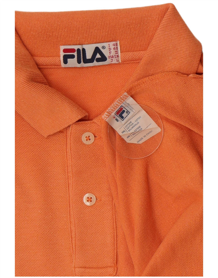 Fila muška polo majica IT 48 srednje narančasta pamuk