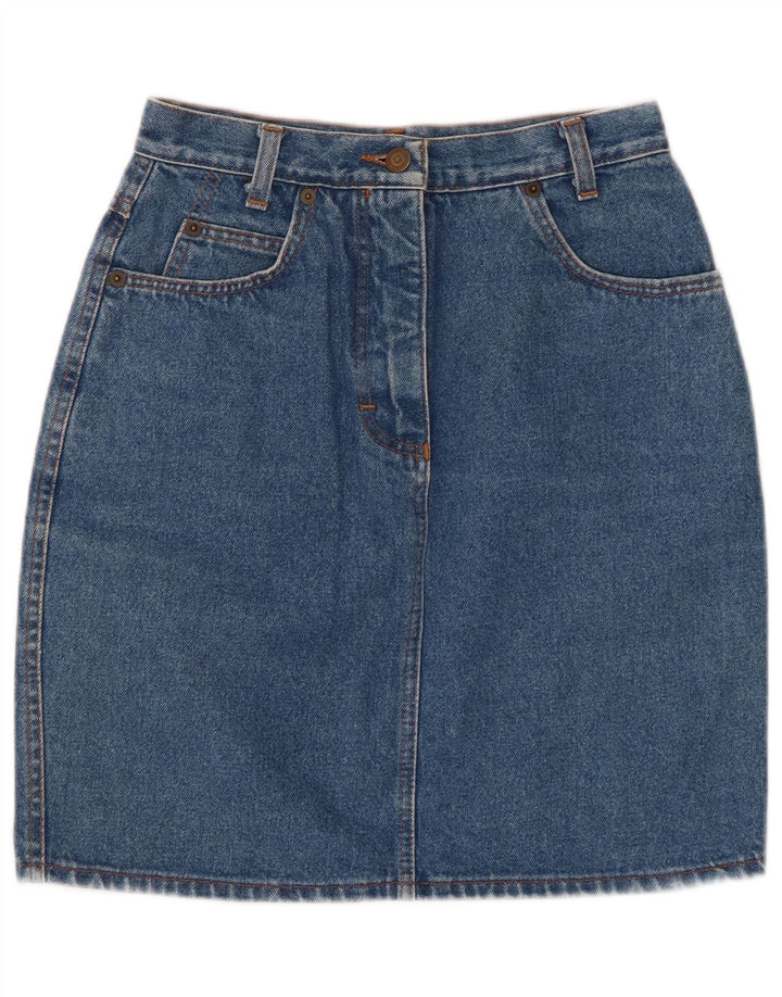 VINTAGE ženska traper suknja visokog struka IT 44 srednje W24 plava