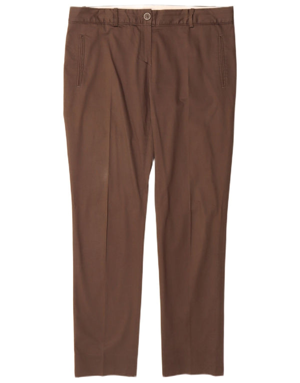 Massimo Dutti Ženske uske chino hlače EU 42 Large W32 L31 Sivi pamuk