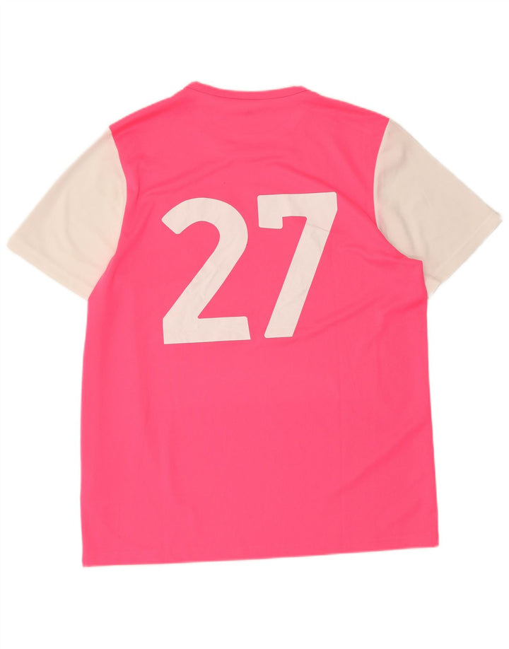 ADIDAS Muška majica kratkih rukava Climalite Graphic, veliki ružičasti poliester