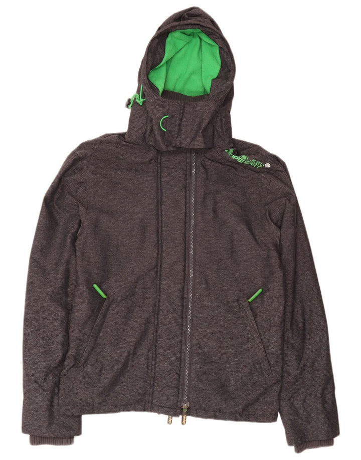 Superdry muška jakna s vjetrovkom UK 38 srednje siva s pjegama