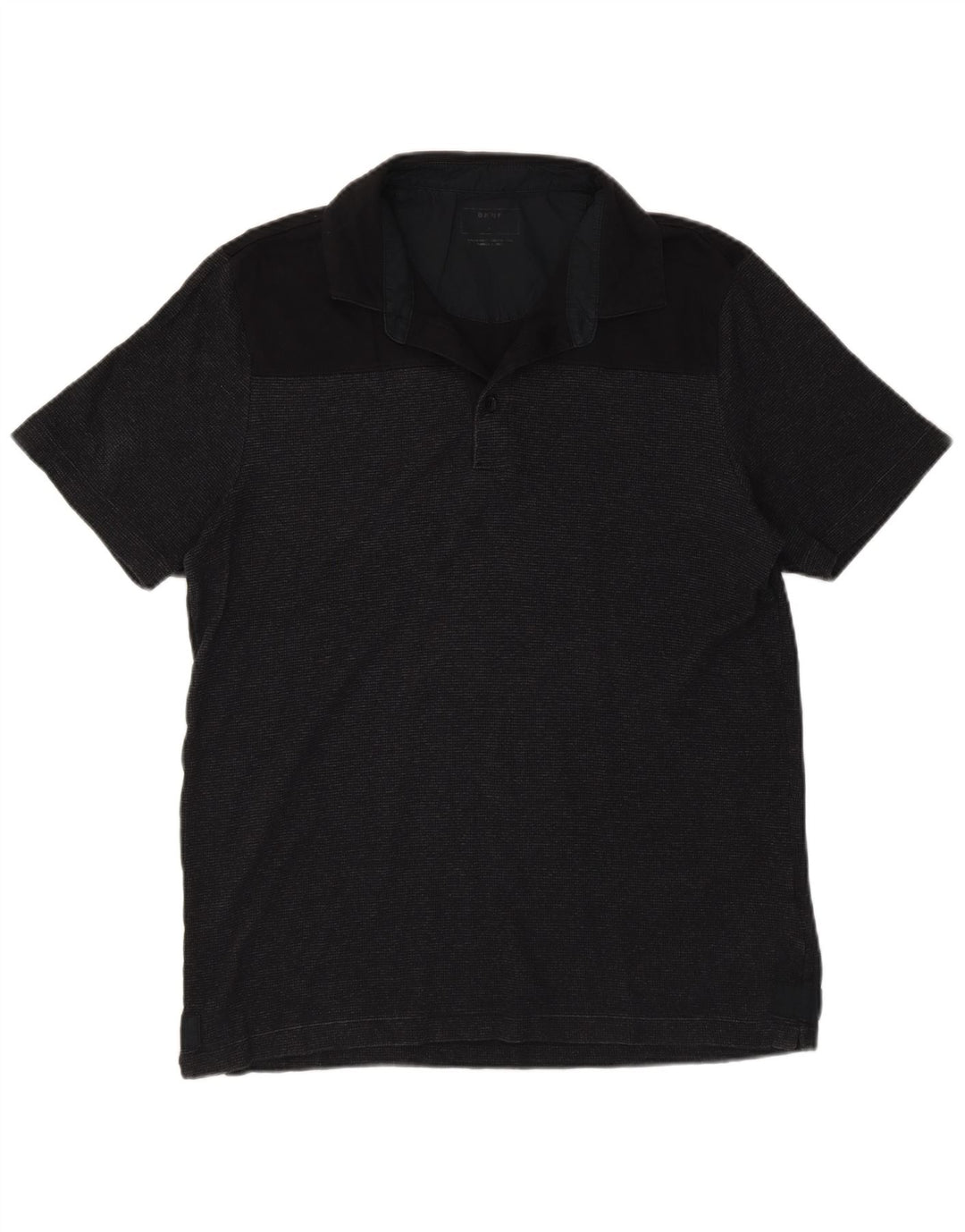 Dkny muška polo majica srednje crne pruge, pamuk