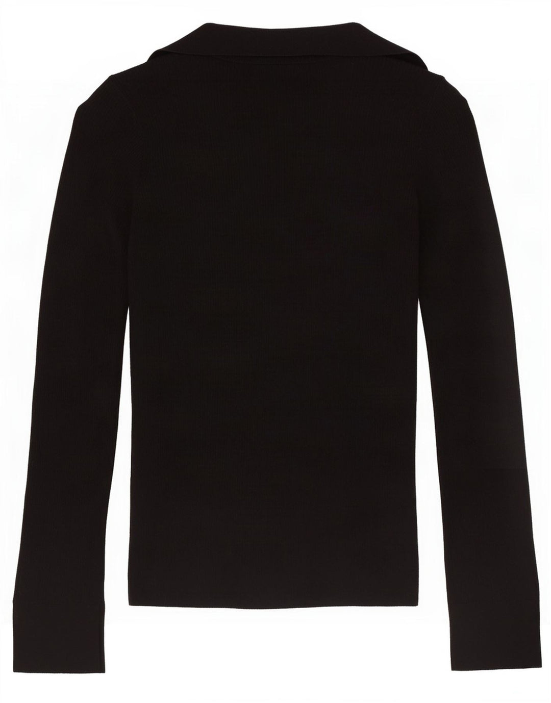 Massimo Dutti ženski kardigan pulover UK 10 Mala crna vunena