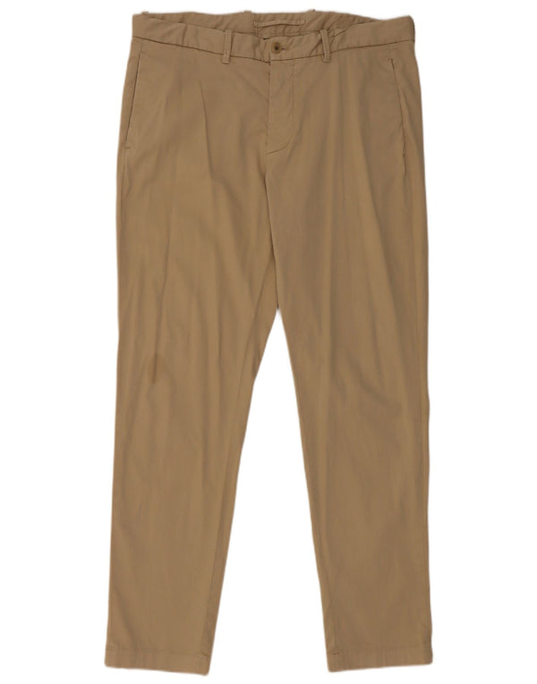 Massimo Dutti muške uske chino hlače EU 44 velike W34 L31 bež pamuk
