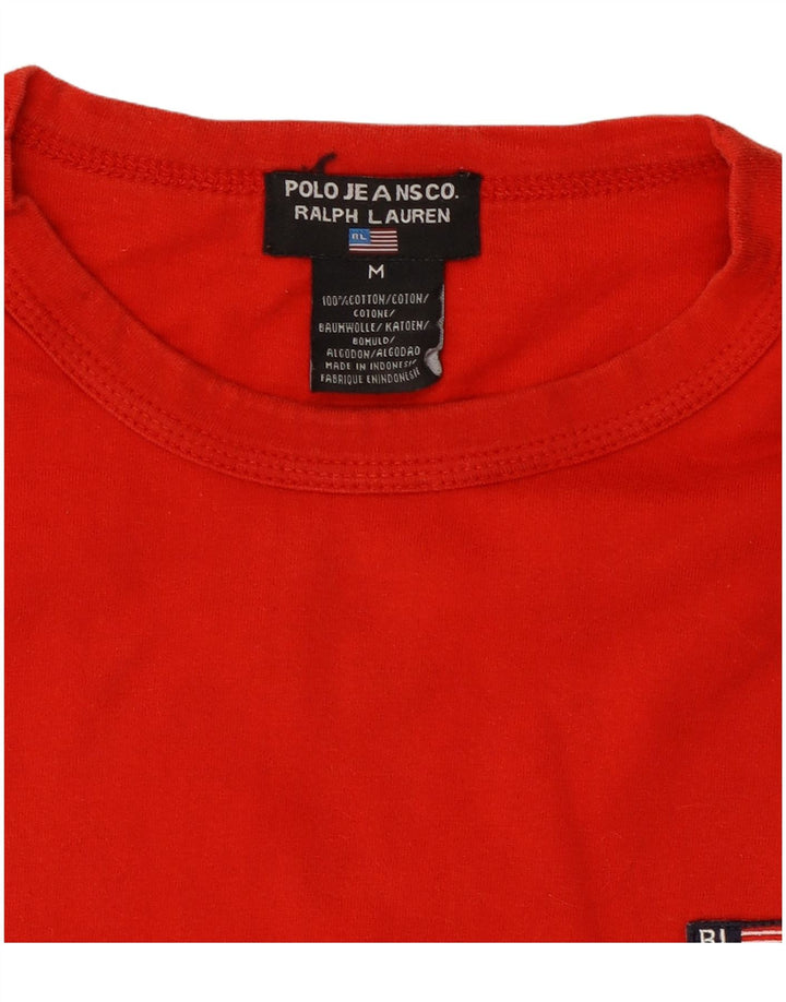 RALPH LAUREN Muška majica kratkih rukava srednje veličine, crveni pamuk