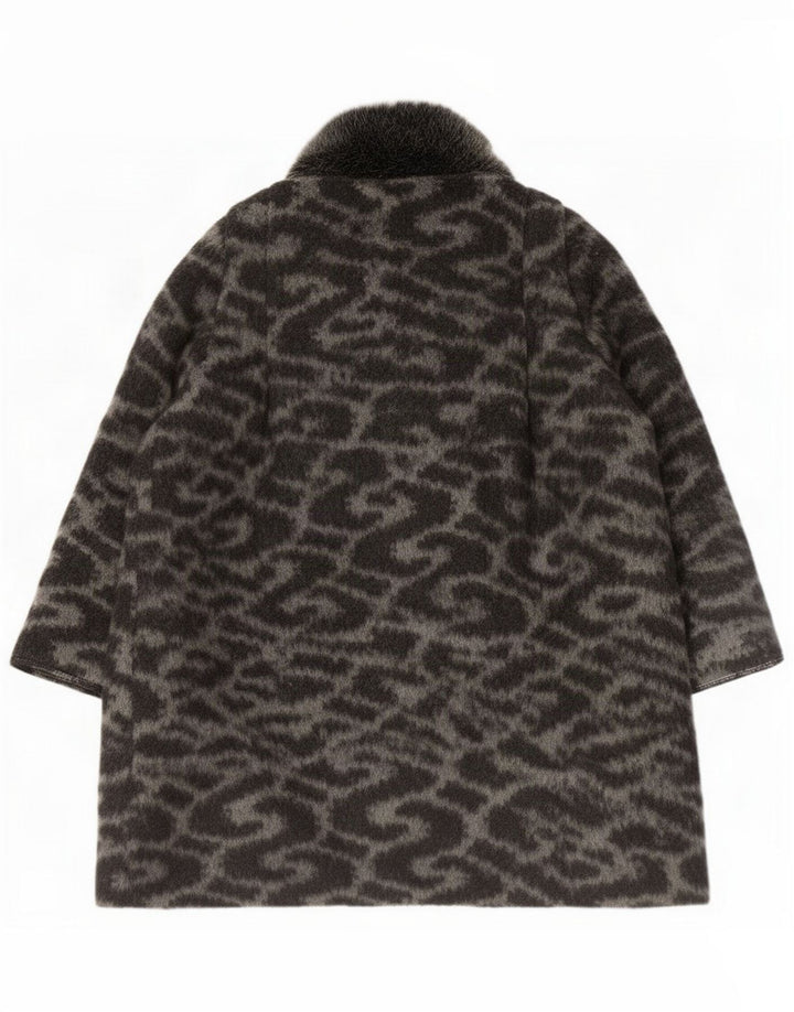 French Connection Ženski kaput s apstraktnim uzorkom UK 8 Small Grey