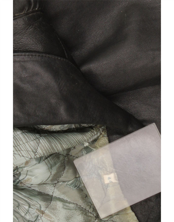 Vintage muška kožna jakna UK 44 2XL crna