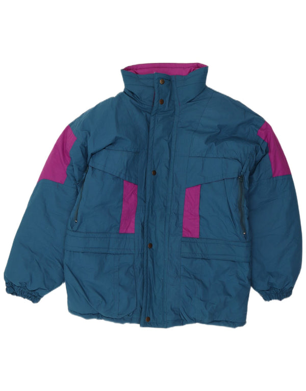 BRUGI muška široka podstavljena jakna UK 36 Small Blue Colourblock