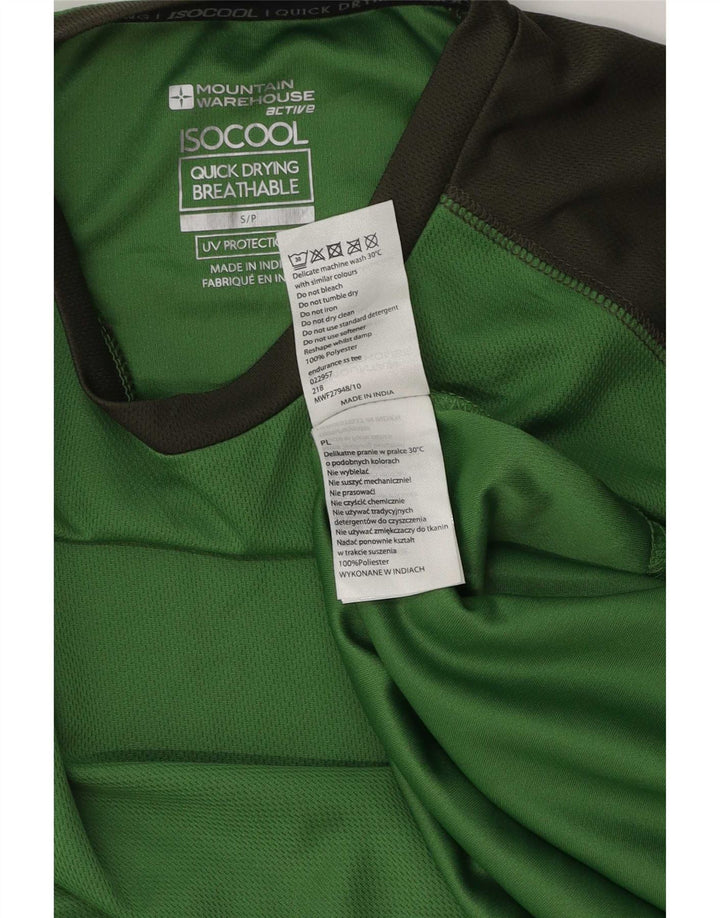 Mountain Warehouse Muška IsoCool majica kratkih rukava Mala zelena boja