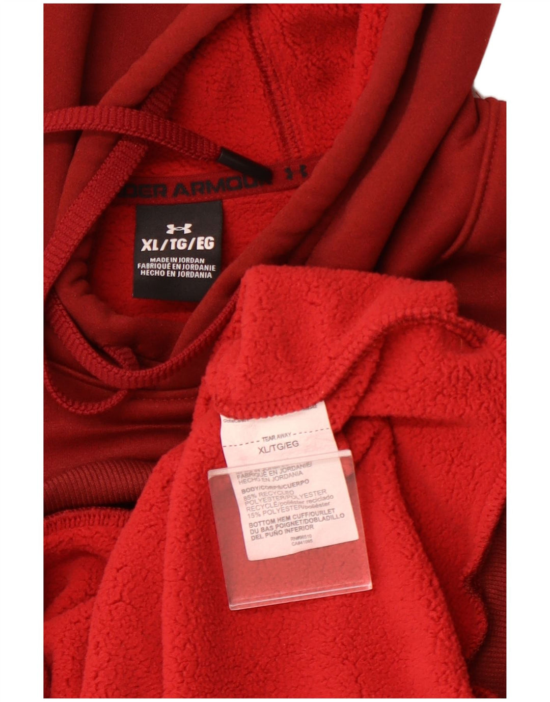 UNDER ARMOUR Muška majica s kapuljačom XL Bordo poliester