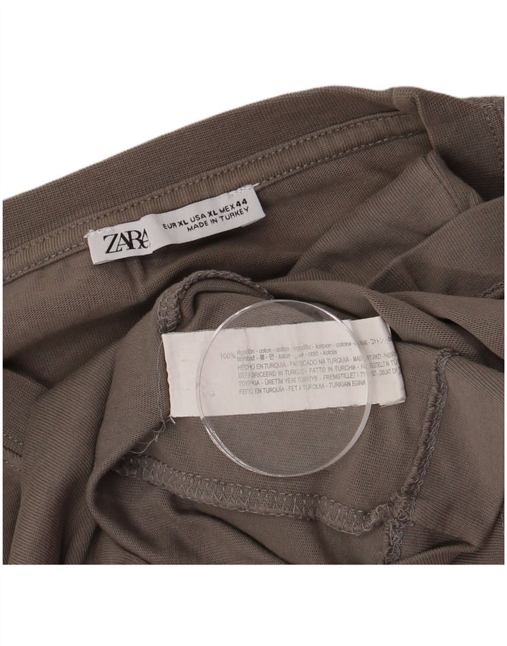 ZARA muška majica kratkih rukava XL sivi pamuk