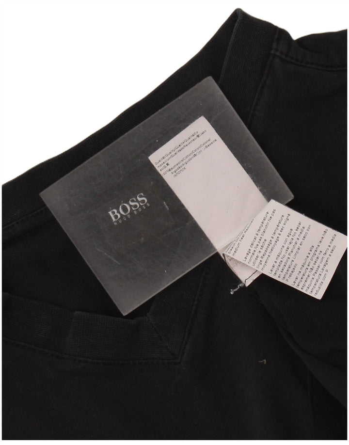 HUGO BOSS Muška majica kratkih rukava srednje tamnoplavi pamuk