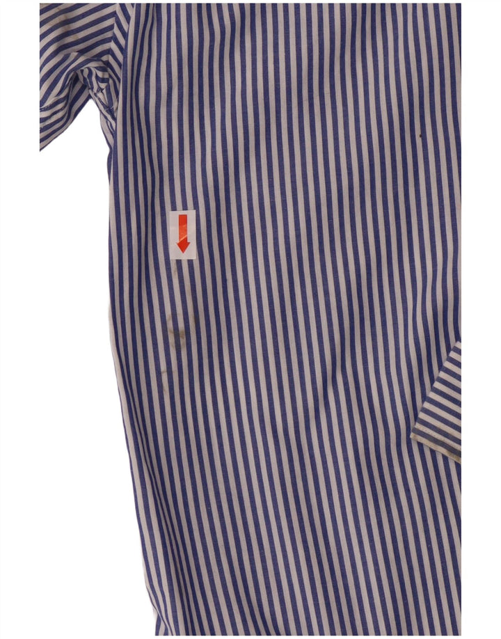 GANT Boys Shirt 9-10 Years Blue Pinstripe Cotton