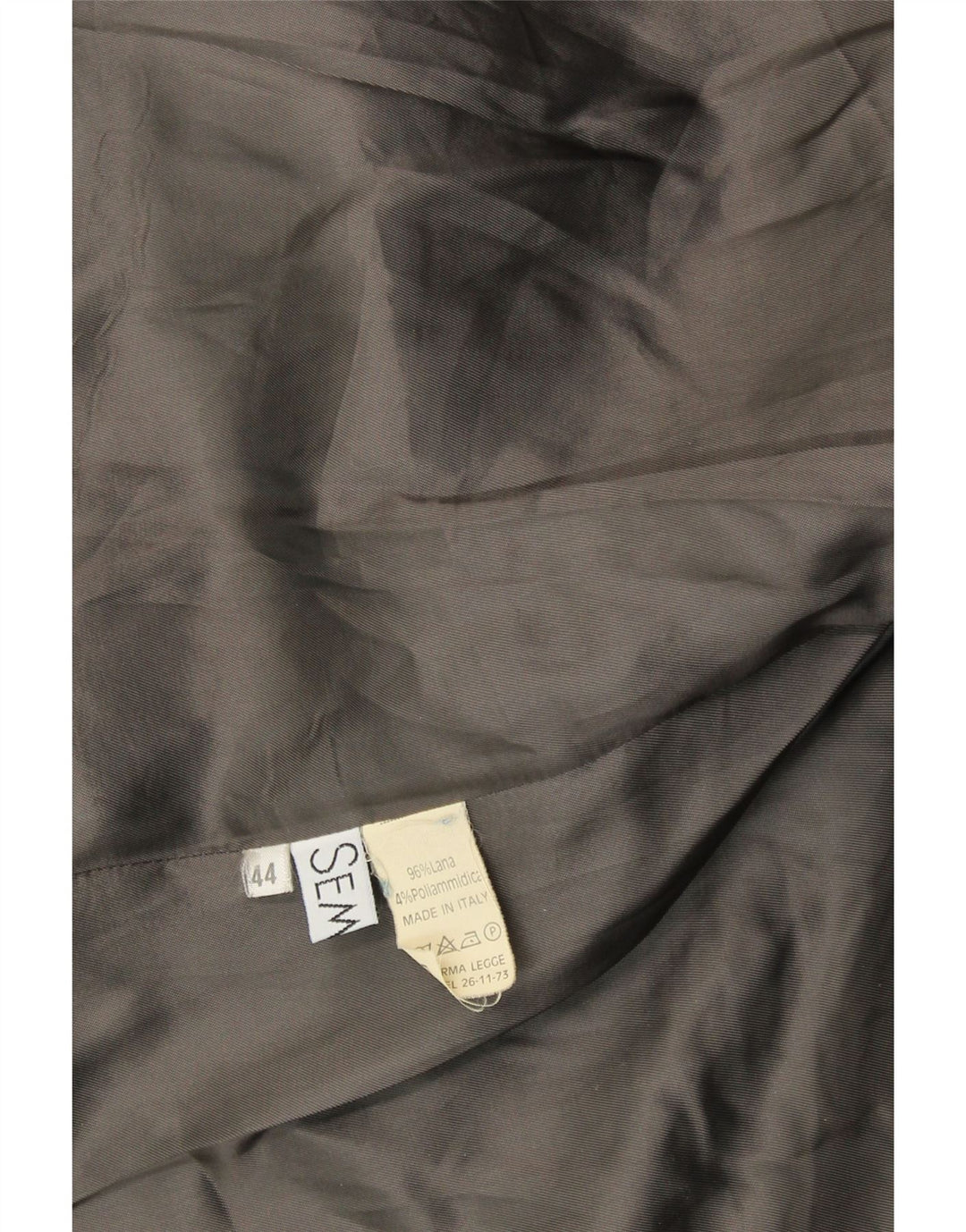 LANIFICO CAMPORE Ženski kaput s dvorednim kopčanjem IT 44 srednje crne boje