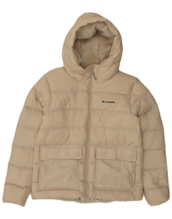 Columbia Ženska Omni-Heat podstavljena jakna s kapuljačom UK 14 srednje bež najlon