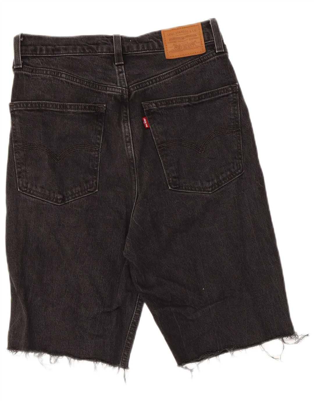 Levi's muške traper kratke hlače W27 XS crni pamuk
