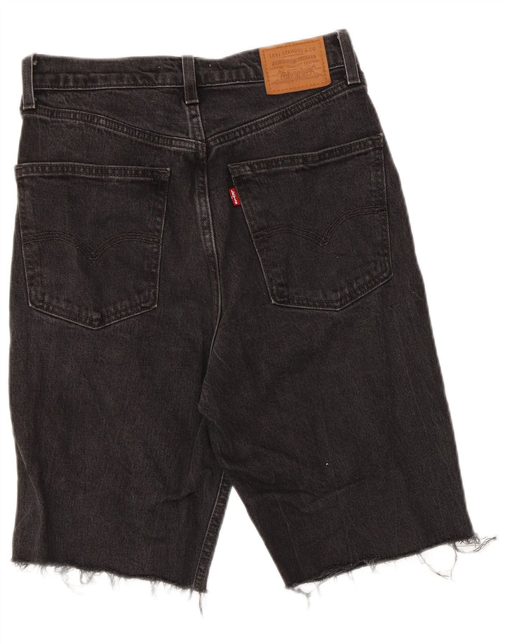 Levi's muške traper kratke hlače W27 XS crni pamuk