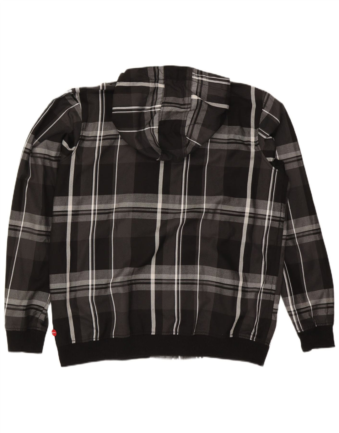 O'Neill muška bomber jakna s kapuljačom UK 46 2XL crni karirani poliester