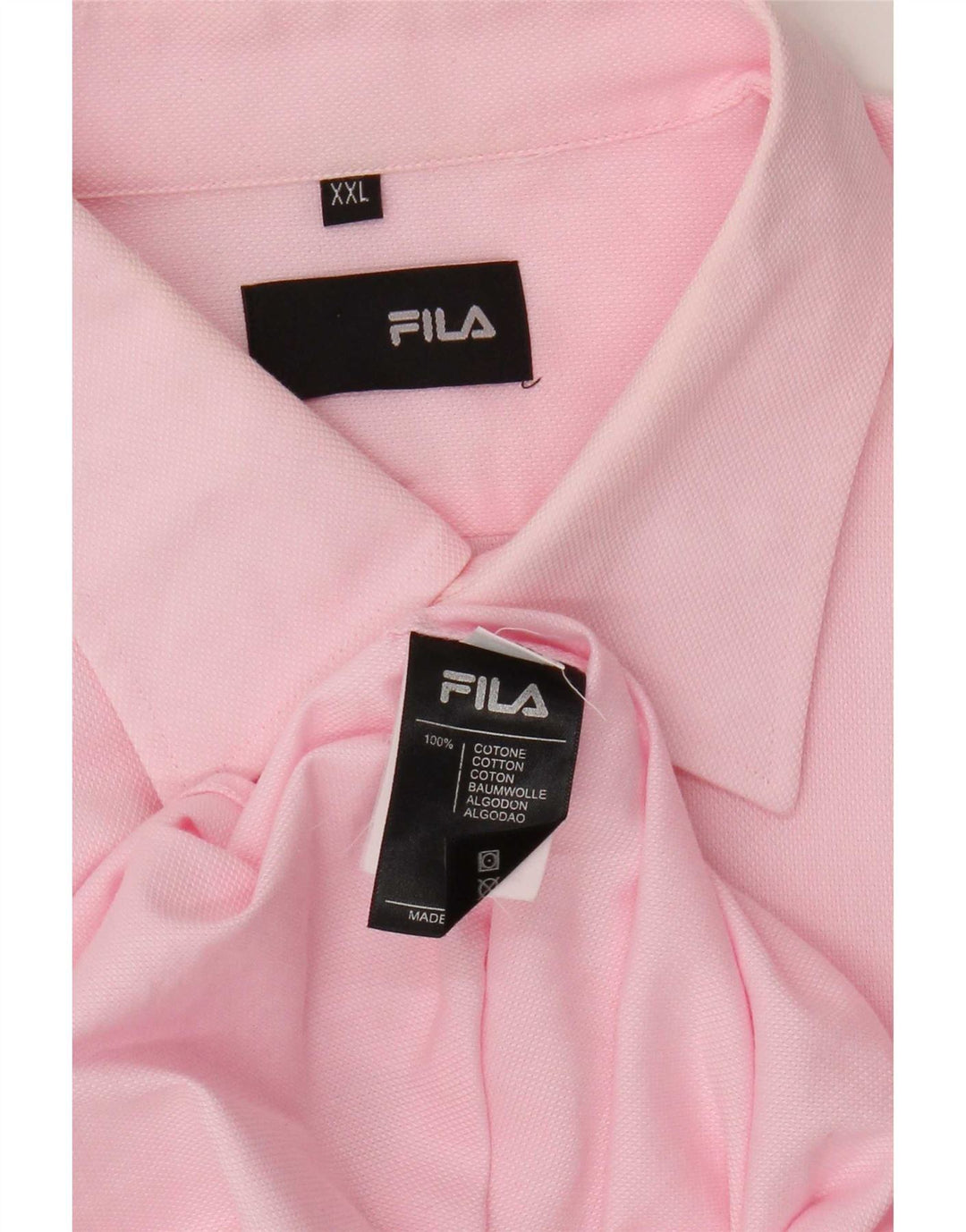 Fila muška košulja 2XL ružičasti pamuk