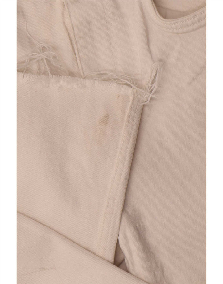 Ženske traperice Zara Bootcut EU 40 srednje W30 L25 bijeli pamuk
