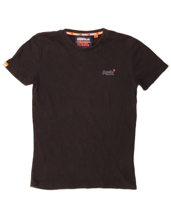 Superdry muška majica kratkih rukava Mala crna pamučna majica