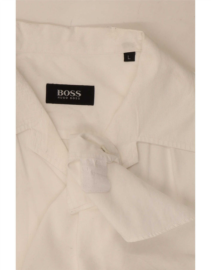 Hugo Boss muška košulja velika bijela pamučna