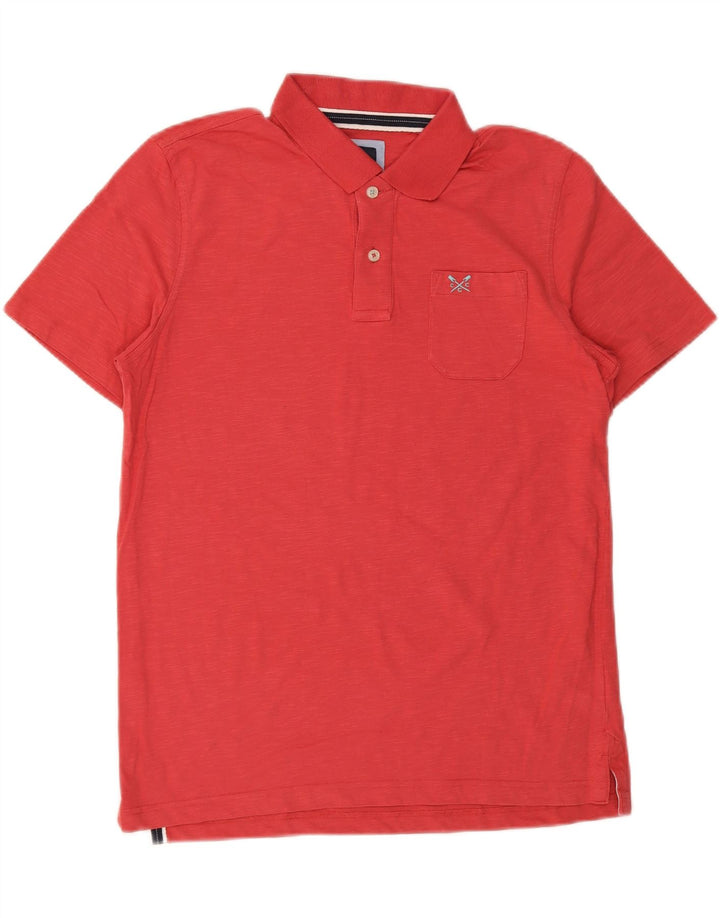 Crew Clothing Muška polo majica srednje crvene pamučne boje