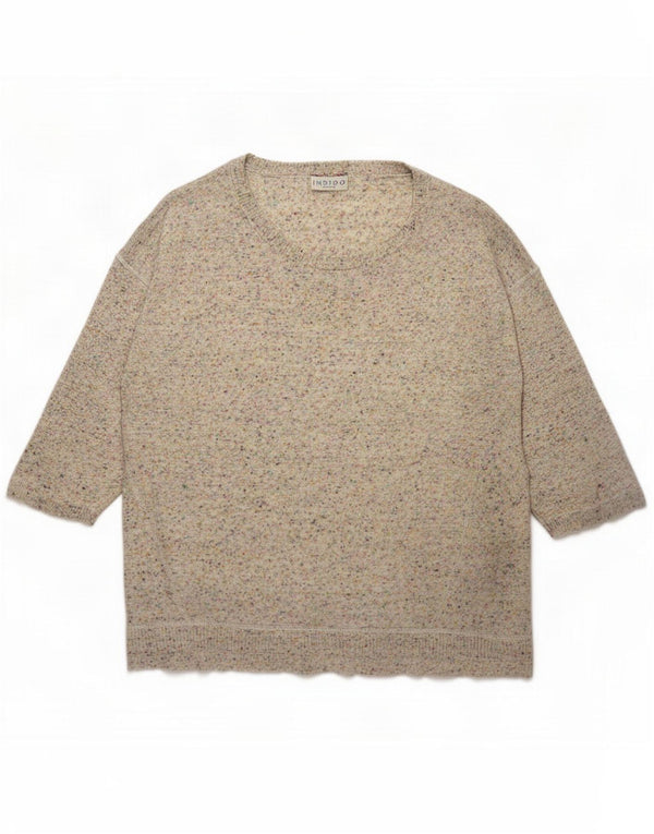 Marks & Spencer ženski džemper s veznim izrezom UK 16 Large Beige