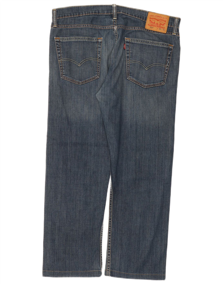 Levi's muške 504 ravne traperice W36 L27 plavi pamuk