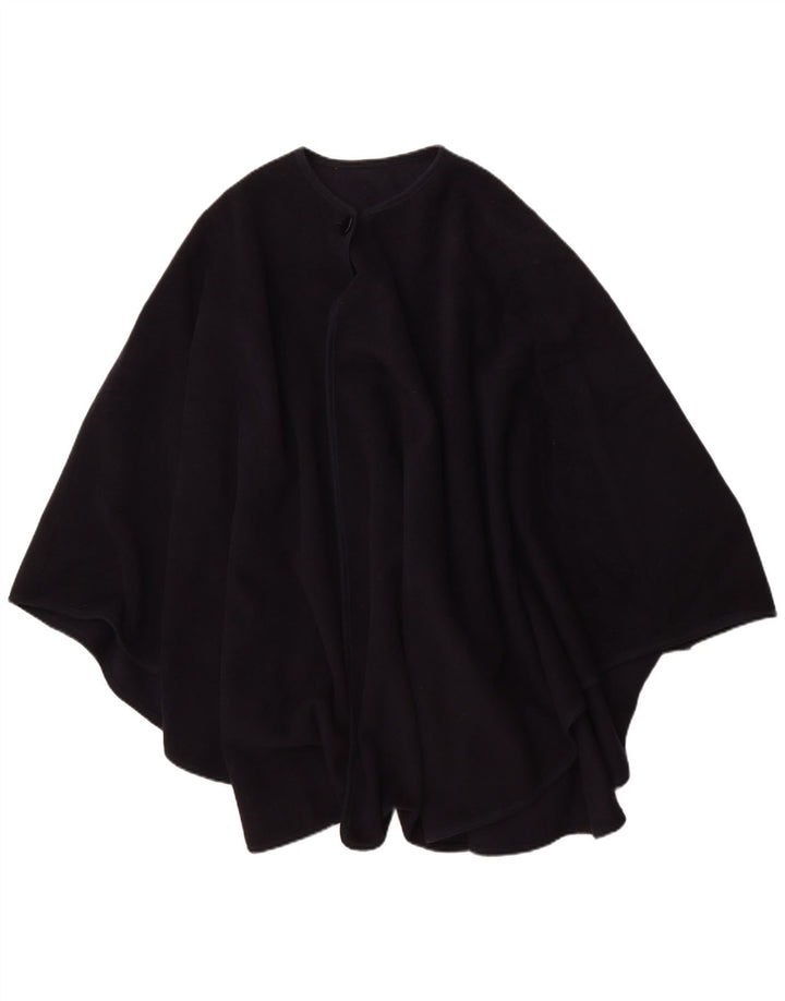 Vintage ženski pončo kaput jedne veličine tamnoplavi