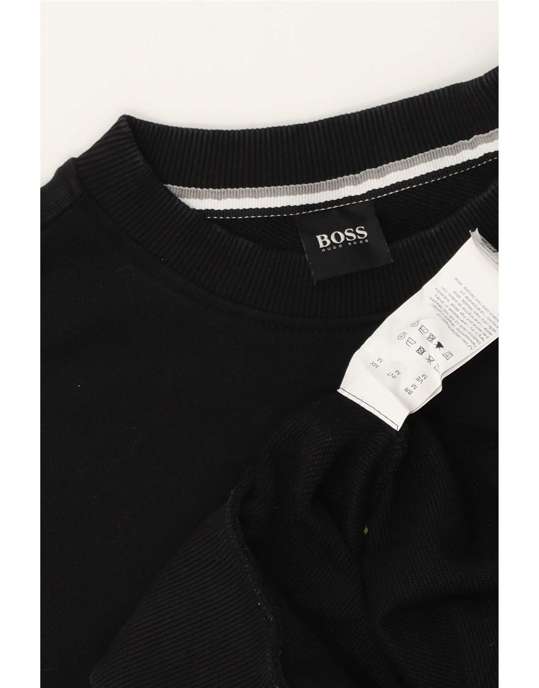Hugo Boss muška majica s grafičkim motivima Srednje crni pamuk