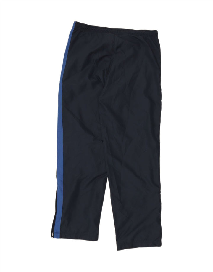 FILA Mens Tracksuit Trousers Large Navy Blue Colourblock Polyester Vintage Fila and Second-Hand Fila from Messina Hembry 