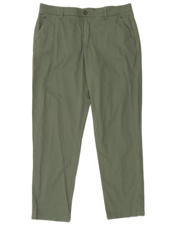 Crew Clothing Ženske sužene chino hlače UK 16 Large W36 L30 Zelene